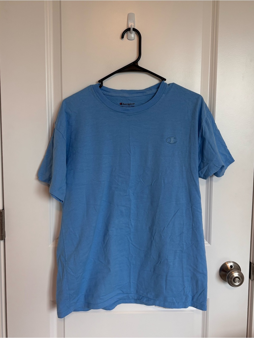 Champion Blue Tshirt Short Sleeve